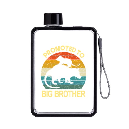 Promoted to big brother Opossum Gift, baby possum Flat Water Bottles
