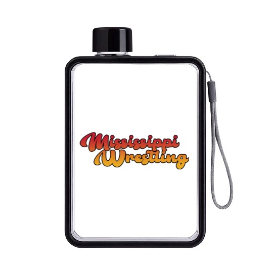 Mississippi Wrestling Flat Water Bottles