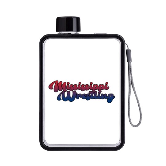 Mississippi Wrestling Flat Water Bottles
