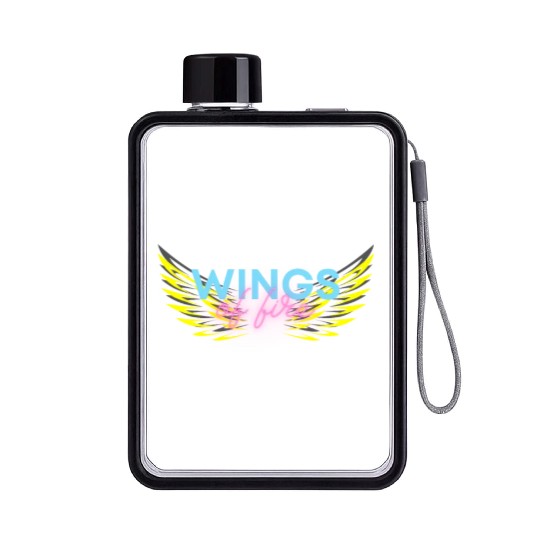 Wings of fire Flat Water Bottles