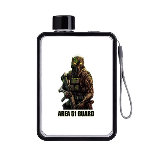Area 51 Guard Flat Water Bottles