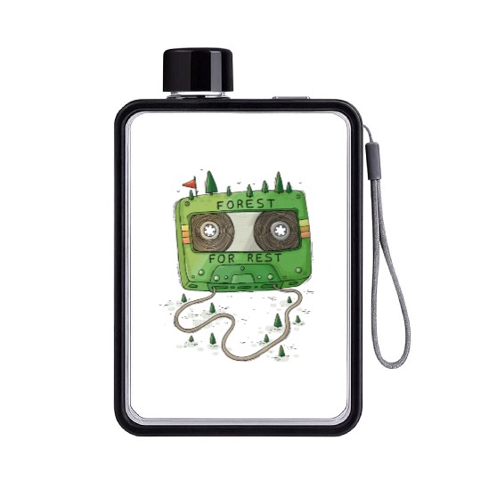 Forest For Rest Flat Water Bottles