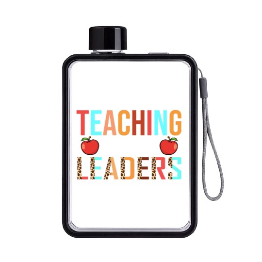 Teaching Future Leaders Back To School Flat Water Bottles