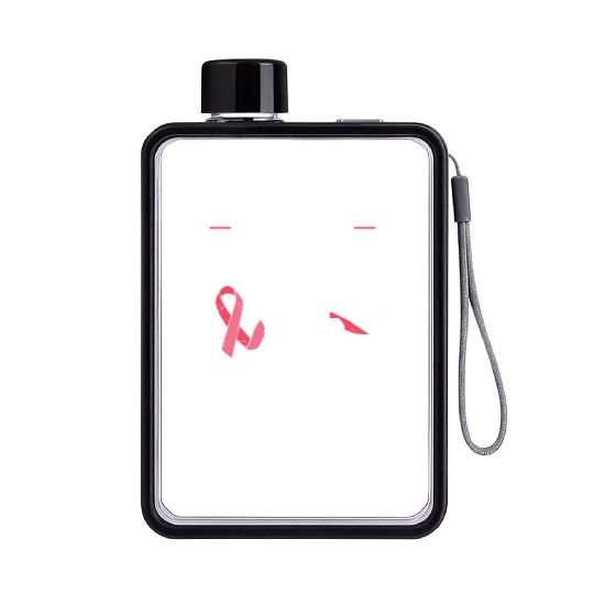 Beat Breast Cancer Advocacy Breast Cancer Flat Water Bottles
