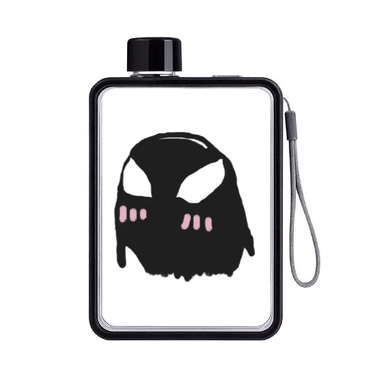 cute venom Flat Water Bottles