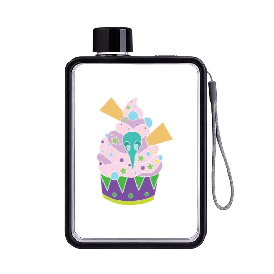 Cupcake Graveyard Flat Water Bottles