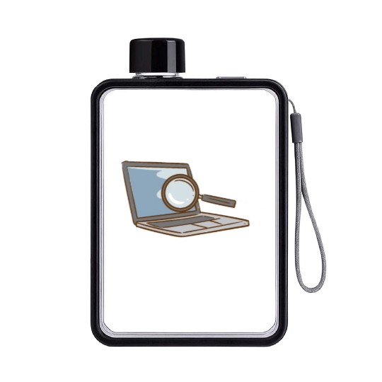 In God We Trust All Others Must Bring Data Flat Water Bottles