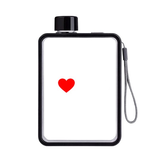 I Love (heart) my Mother-in-Law Flat Water Bottles for funny