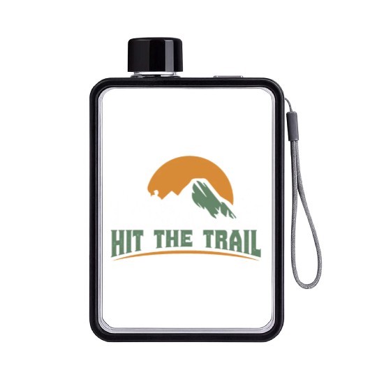 Hit the Trail Mountaineers Wanderlust Hiking Flat Water Bottles