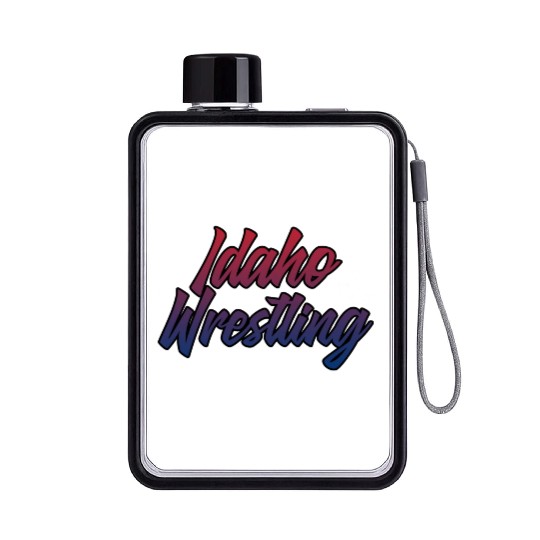 Idaho Wrestling (USA Colors) Flat Water Bottles