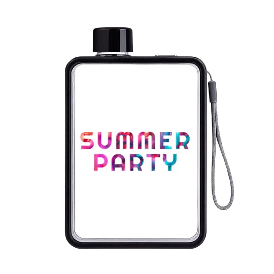 Stay Cool and Stylish: Our Summer Party Attire Tip Flat Water Bottles