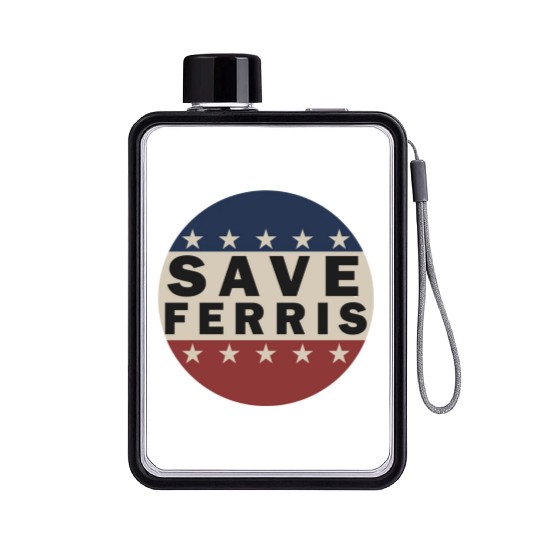 Save Ferris Flat Water Bottles