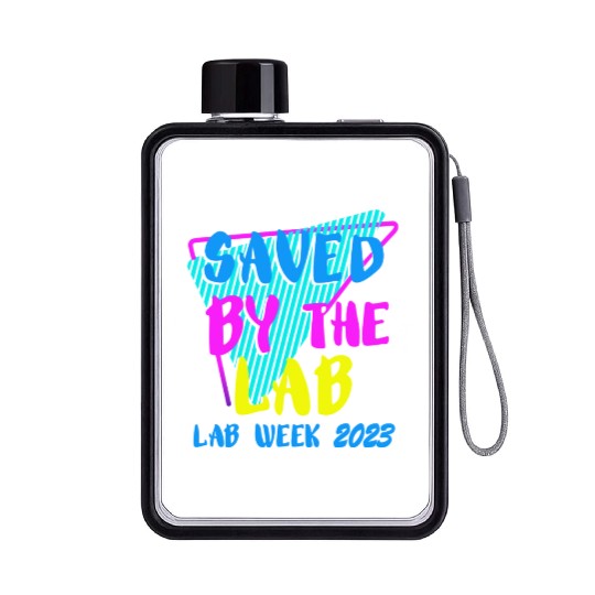 Saved By The Lab Retro Lab Week 2023 Medical Flat Water Bottles