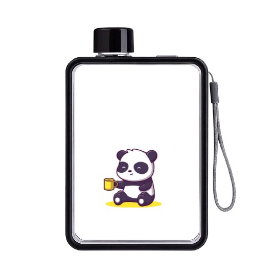 Enjoying My Own Company Sarcastic Introvert Sarcas Flat Water Bottles