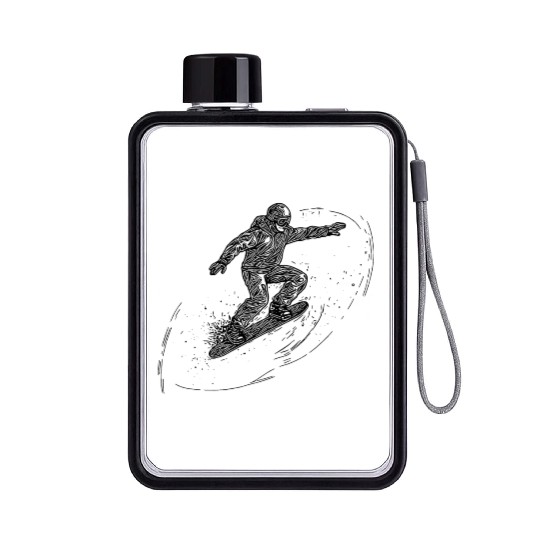Direction Tal Snowboarding Crass Snowboard Style Flat Water Bottles