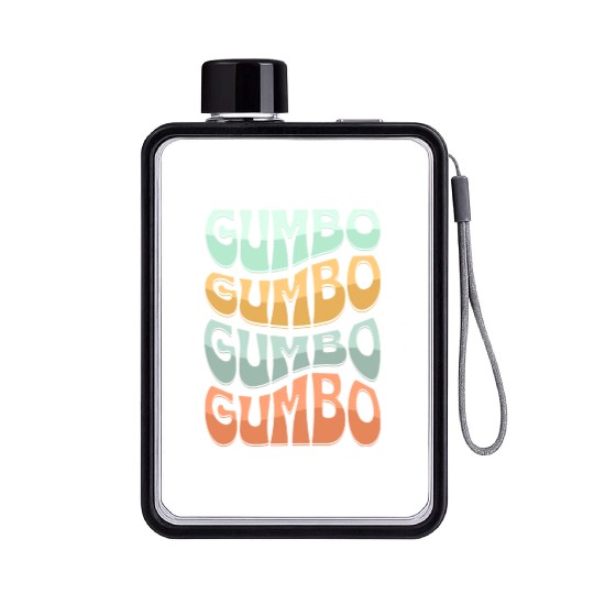 Gumbo Cajun Food Soup Lover Flat Water Bottles