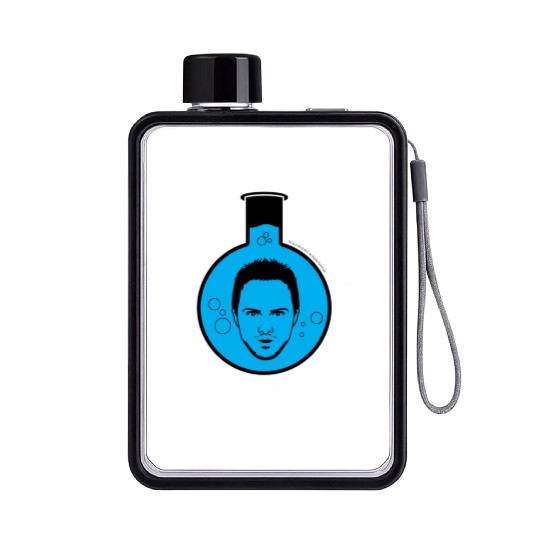 Breaking Bad Jessie Yeah Science Text Portrait Flat Water Bottles
