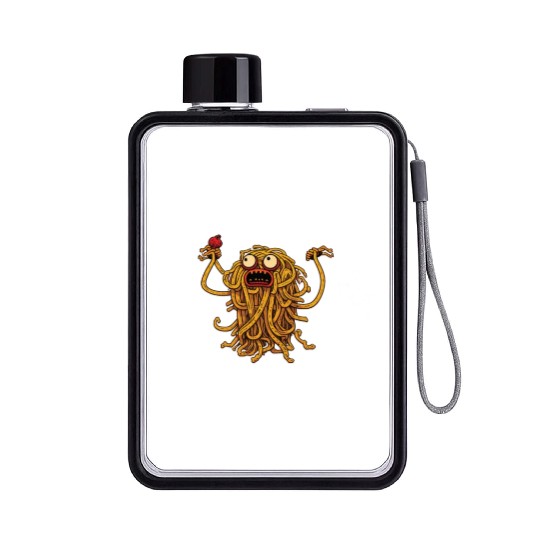 Atheist Atheism Flying Spaghetti Pastafarianism Flat Water Bottles