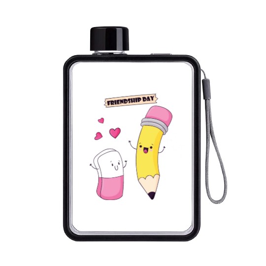 HELLO KINDERGARTEN - FRIENDSHIP DAY Flat Water Bottles