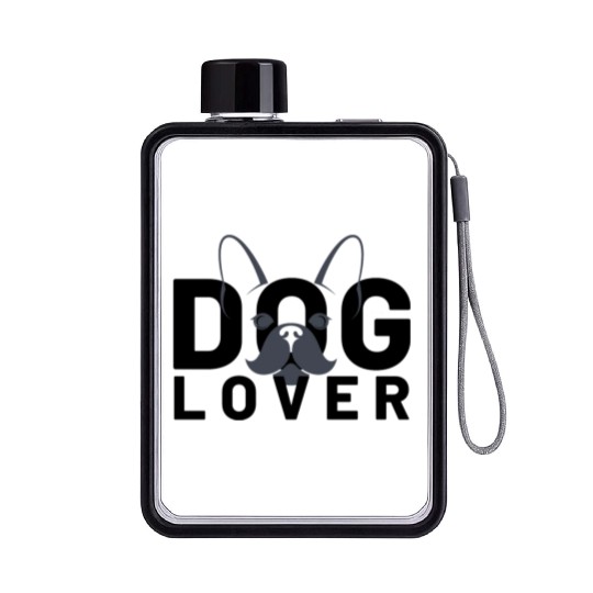 French Bulldog Lover Flat Water Bottles