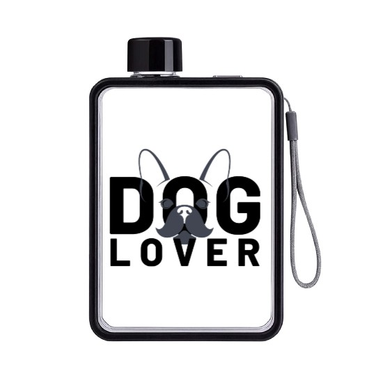 French Bulldog Lover Flat Water Bottles
