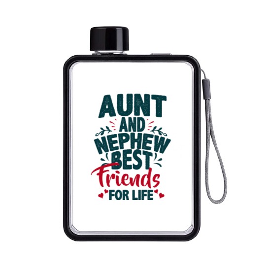 Aunt And Nephew Best Friends Flat Water Bottles