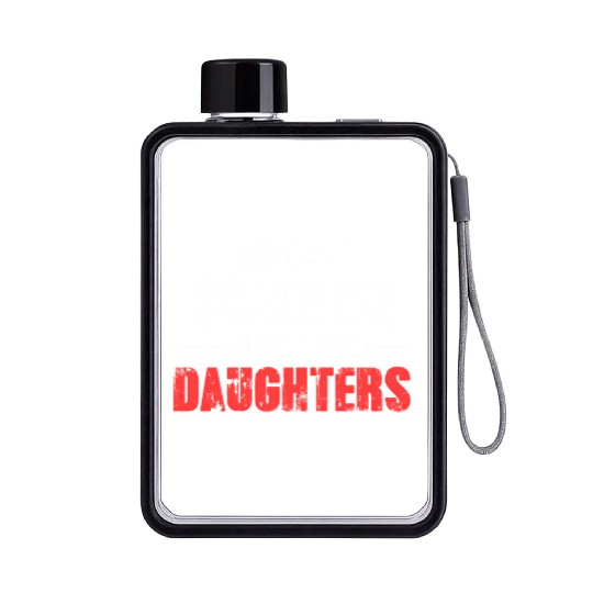 Fathers Day Fun Dad You Cant Scare Me I Have Three Flat Water Bottles