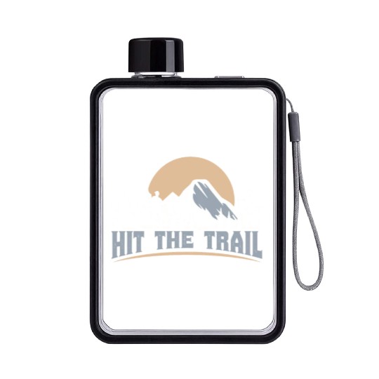 Hit the Trail Mountaineers Wanderlust Hiking Flat Water Bottles