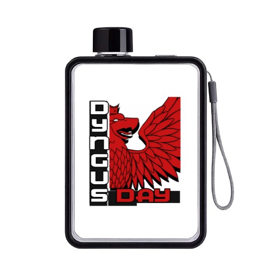 Dyngus Day Polish Eagle Poland Pride Flat Water Bottles