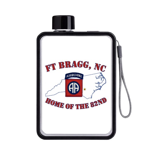 Fort Bragg Military Base-Army Post-Fayetteville Nc Flat Water Bottles