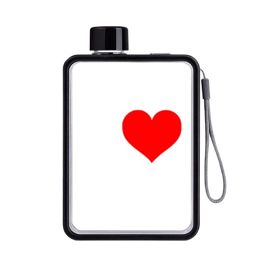 Chicago - I Heart Chicago - I Love Chicago Flat Water Bottles