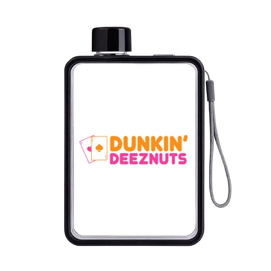 Dunkin Deez-Nuts Pocket Aces Flat Water Bottles