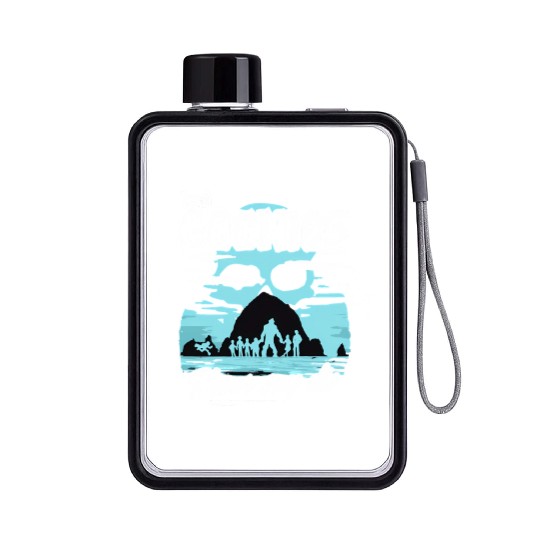 The Goonies Cannon Beach Never Say Die Flat Water Bottles