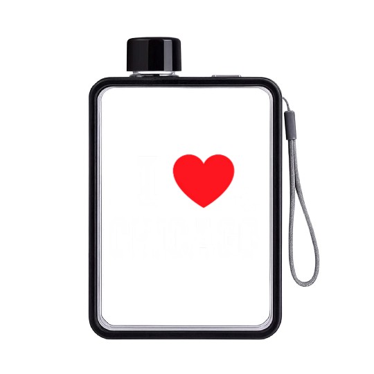 I Love Chicago Flat Water Bottles