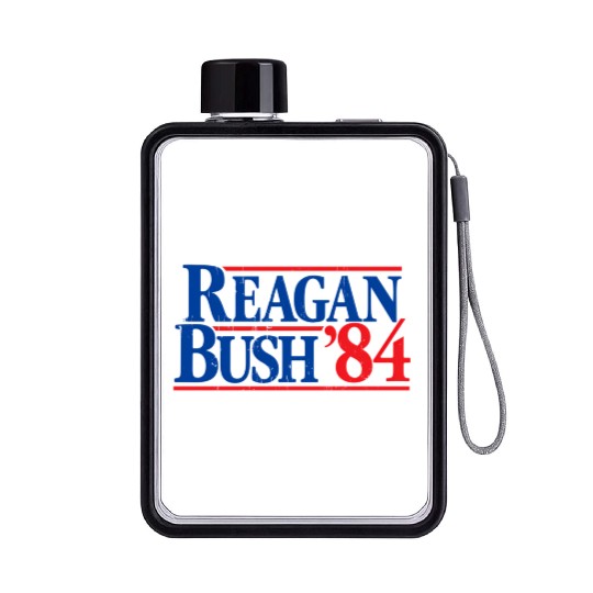 Reagan Bush '84 Republican Flat Water Bottles