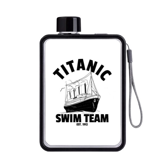 Titanic Swim Team Established 1912 RMS Titanic Flat Water Bottles