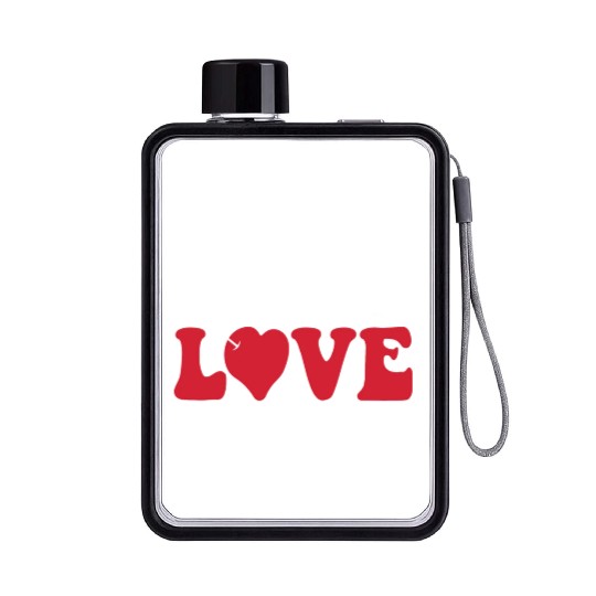Snacks are my Love Language Funny Snack Lovers Flat Water Bottles