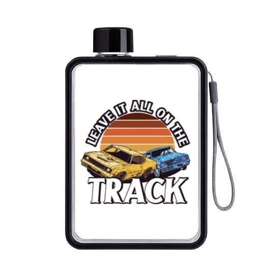 Demo Derby Demolition Derby Demolition Derby Lover Flat Water Bottles
