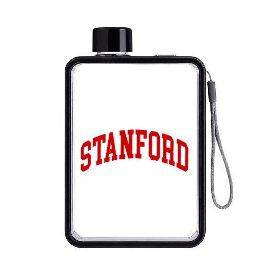 Stanford California - Throwback - Flat Water Bottles