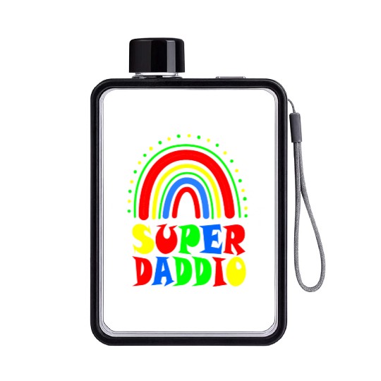 Super Daddio Flat Water Bottles