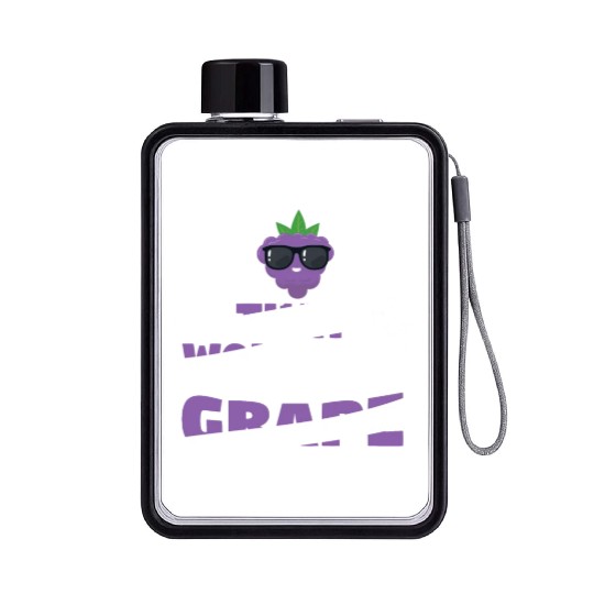 That Would Be Grape Flat Water Bottles