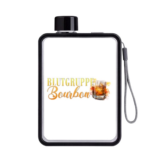 Blutgruppe Bourbon Cocktail Bartender Flat Water Bottles