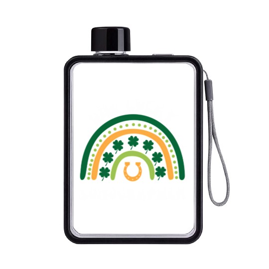 Sonographer Ultrasound Techian St Patrick'S Day Flat Water Bottles