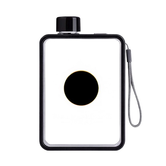 Texas Total Solar Eclipse 2024 April 8 America Tot Flat Water Bottles