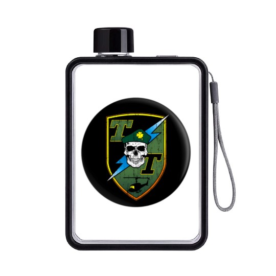 Tropic Thunder Movie Tropic Badge Movie Flat Water Bottles