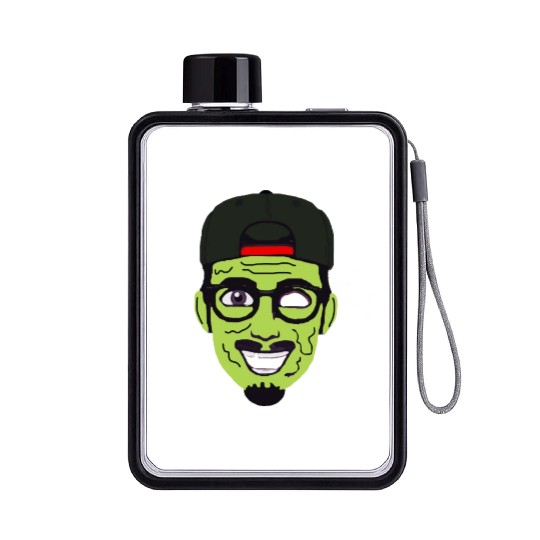 Zombsenze Green Alt Flat Water Bottles