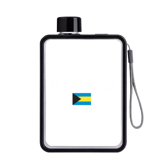 Bimini National Flag Of The Bahamas Flat Water Bottles