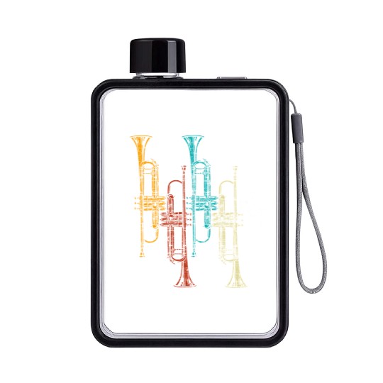 Trumpet Flat Water Bottles