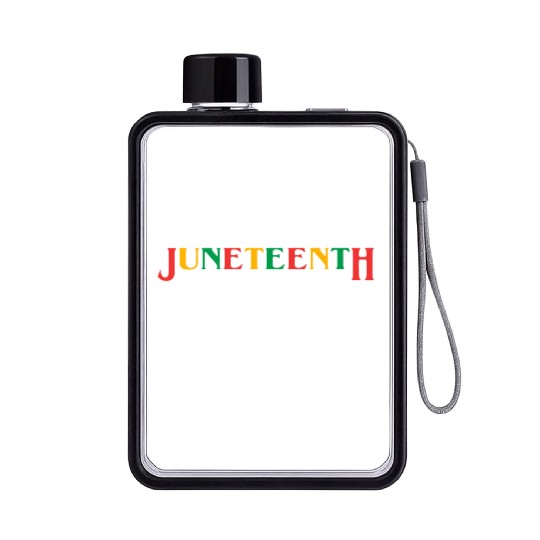 Juneteenth Freedom Fought Freedom Flat Water Bottles