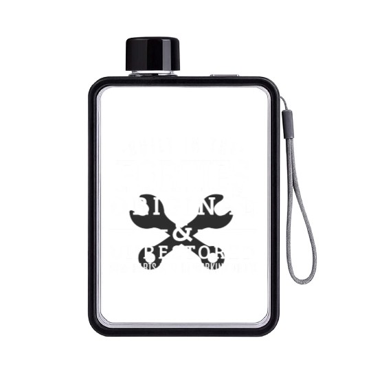 Built In The Forties Born In The 1940S Flat Water Bottles